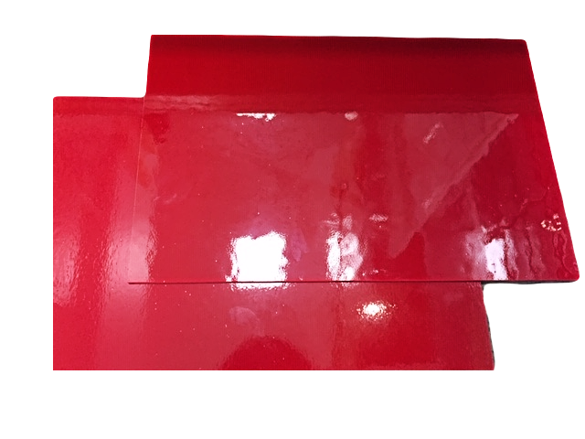 Plaque de Verre 20 x 30 cm Rouge Opaque n°58