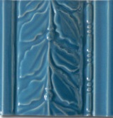 Feuilles de Chêne " Bleu de Chine " 