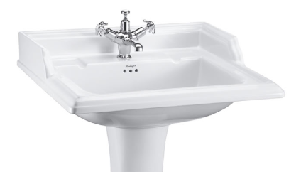 Burlington - Vasque Classique Jardins anglais - Rectangulaire - 65 x 58 cm - B15D 1TH