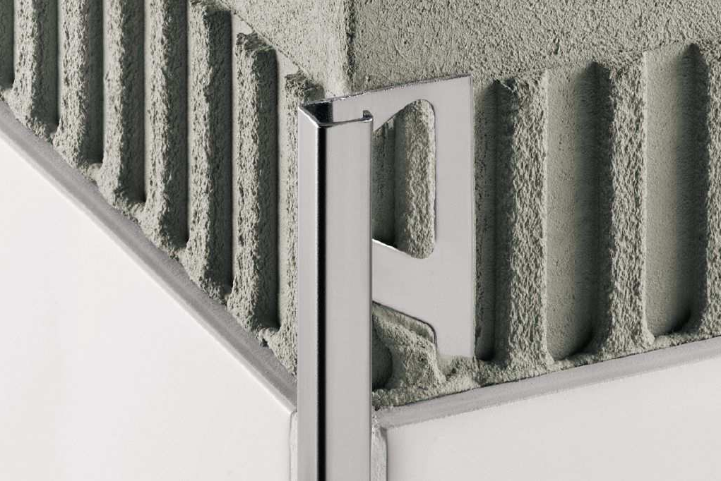 Profilé mural - Quadec-EB - Acier Inox Brossé - 2.50 ml