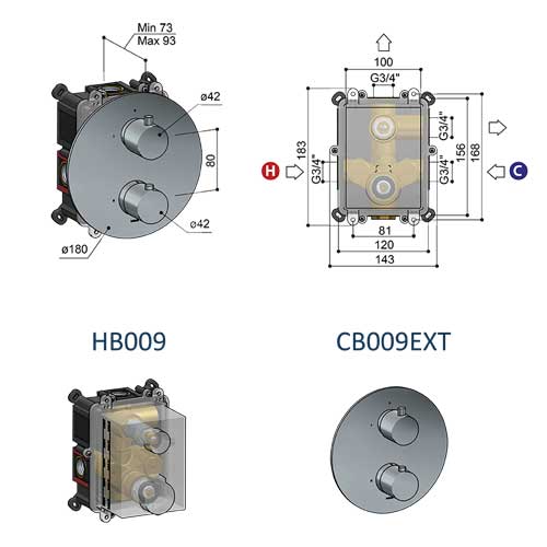Corps Encastré - HB009