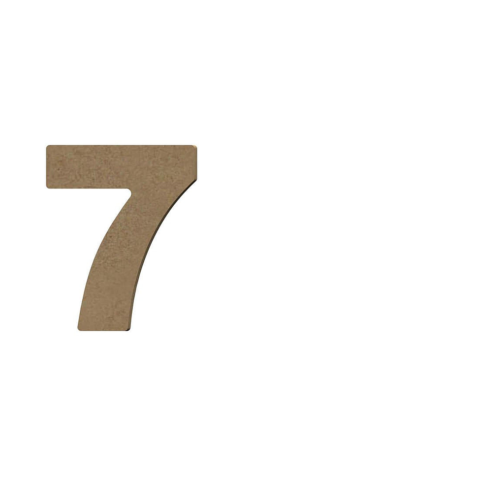 Chiffre 7 - 8 cm 