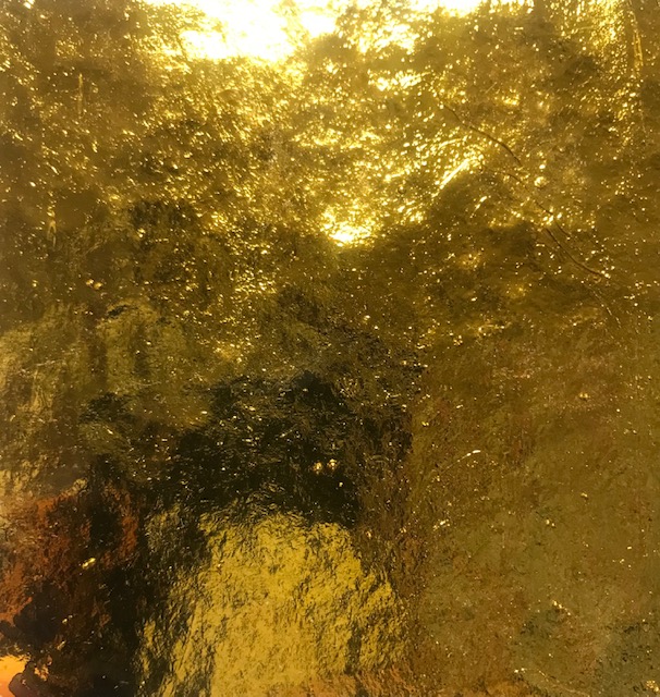 Miroir Coloré - Or Jaune 2 - 10 x 10 cm