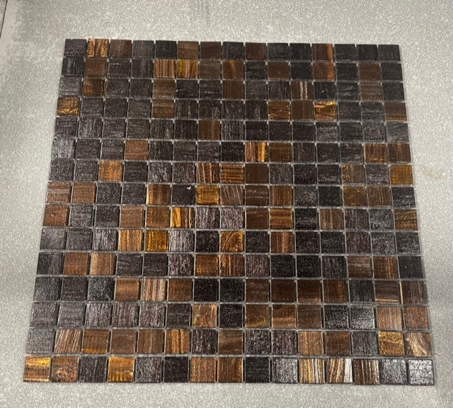 Trend Mix Marron 2 x 2 cm, à la plaque