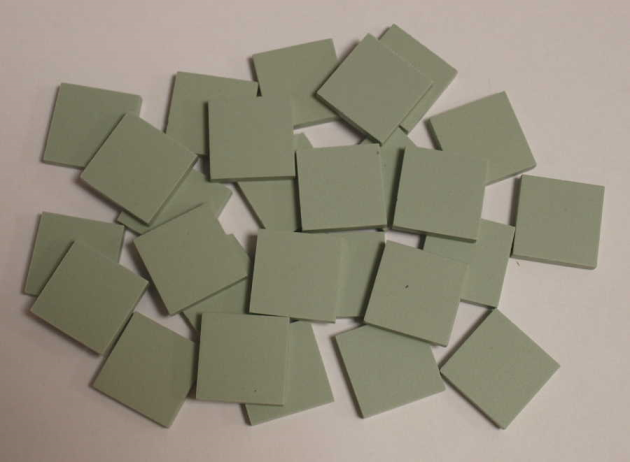 Grès Cérame 5 x 5 cm - Pistache, Par 100g