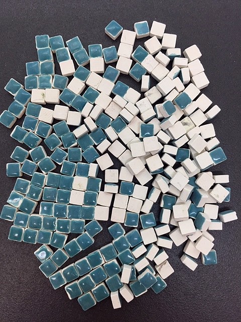 Mini Terre Cuite 5 x 5 mm Turquesa, par 50g