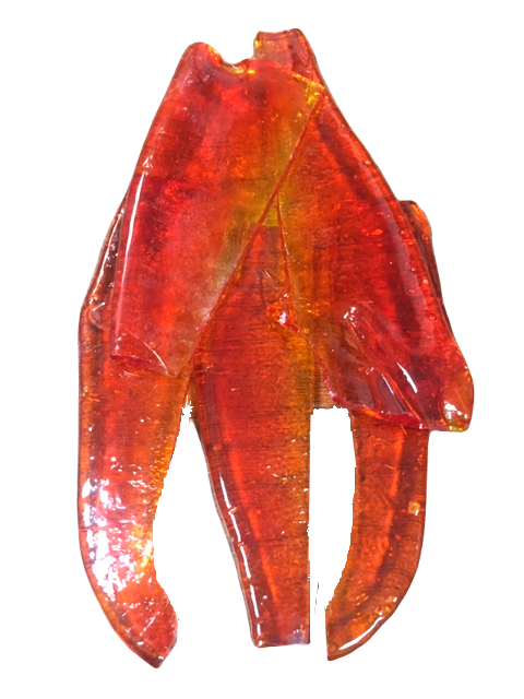 Chutes Albertini - Orange Semi Transparent, vendu par 100g