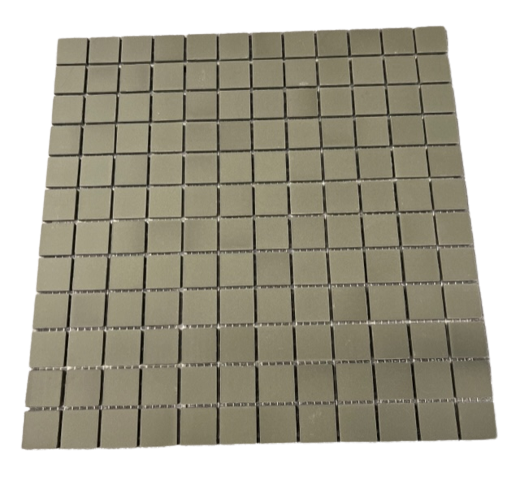 Grès Cérame 2,3 x 2,3 cm - 0215 Green, à la plaque 