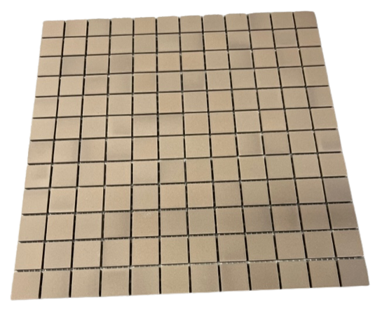 Grès Cérame 2,5 x 2,5 cm - 0341 Coral Brown, à la plaque 