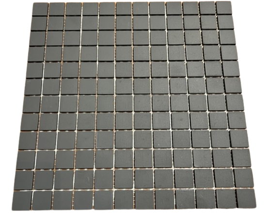 Grès Cérame 2,3 x 2,3 cm - 0140 Noir ( Preto ), Par 100 gr