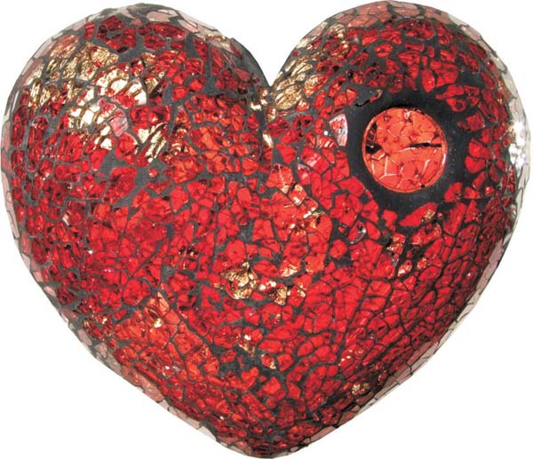 Crackle Rouge Doré - 15 x 20 cm