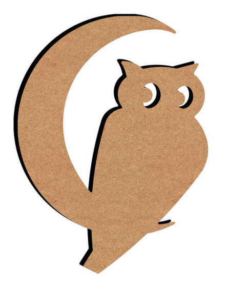 Hibou au Clair de Lune - n°16