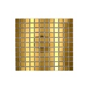 Pate de Verre Miroir Or - 8 mm - 2.3 x 2.3 cm, à la pièce 