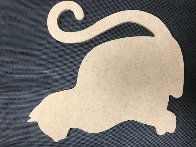 Chat Assis - 23x24 cm - n°20