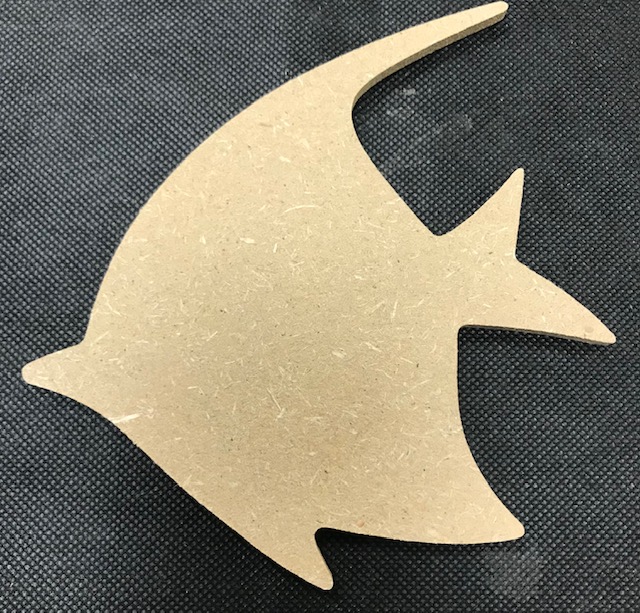 Poisson Exotique - 14x12 cm