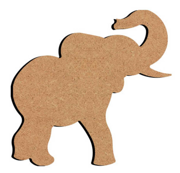 Mini Eléphant Trompe en l'air - n°202 