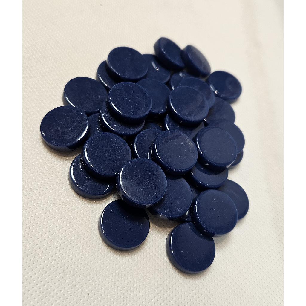Pastilles Briare bleu foncé brillantes 1,8 cm par 100g