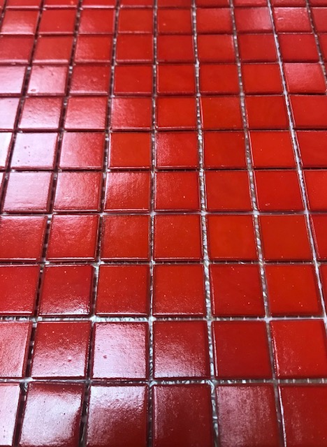 Pâte de verre - Ibisco - 2 x 2 cm , par 100 g.