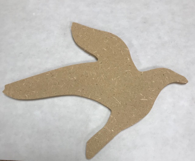 Mouette - 13 x 10 cm .