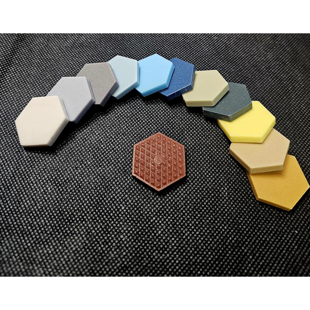 Mix hexagone 2.5 cm, vendu par 500g