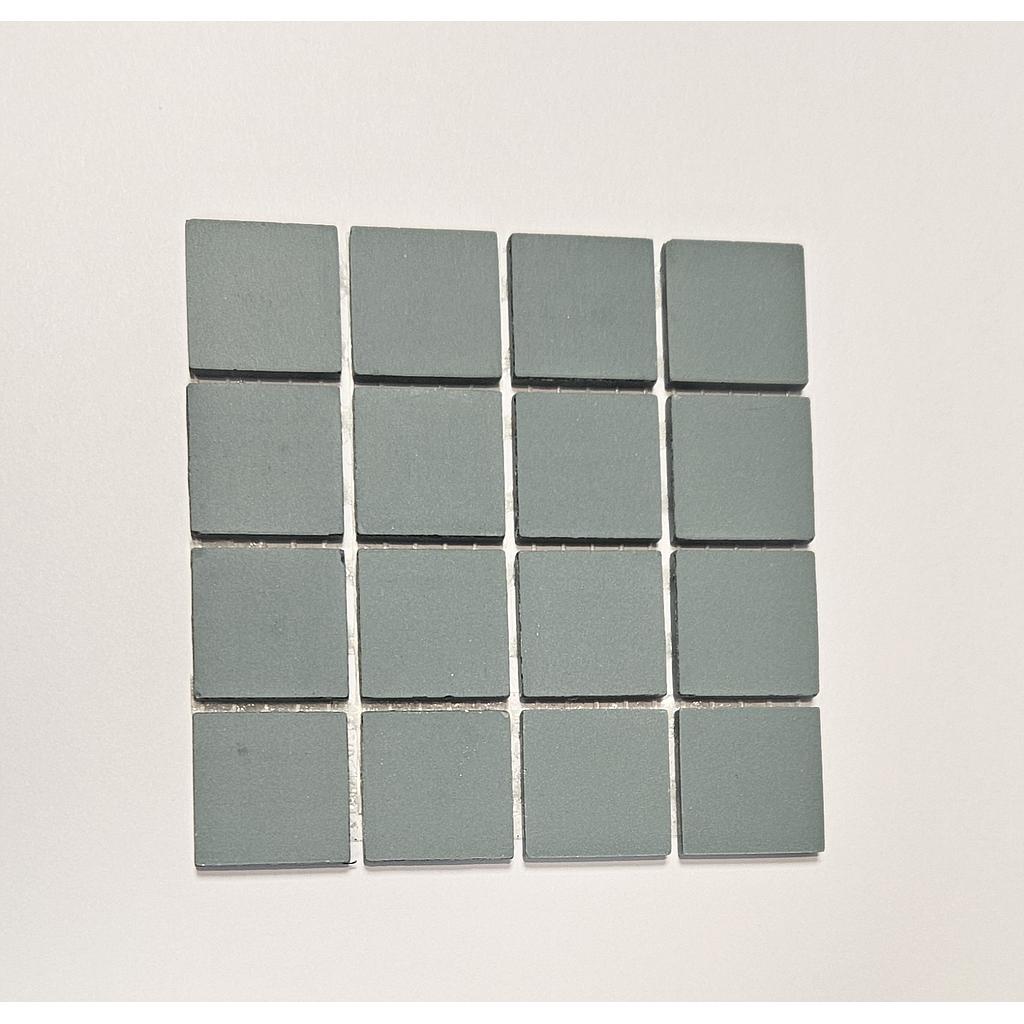 Grès Cérame 2,3 x 2,3 cm - 0349 Verde Gema, Par 100 gr 