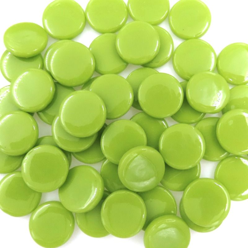 Pastille vert  pomme - 1.8 cm , par 100 g .  