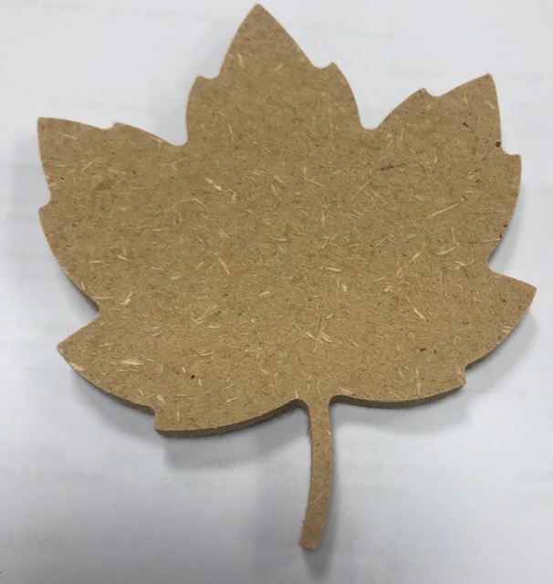 Feuille Platane - 10 x 11 cm