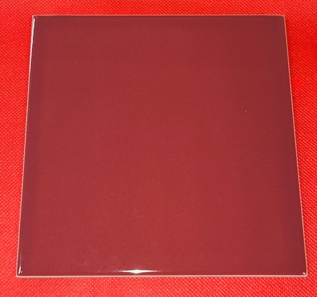 Carreaux de Faïence 15 x 15 cm AL Bordeaux (420)
