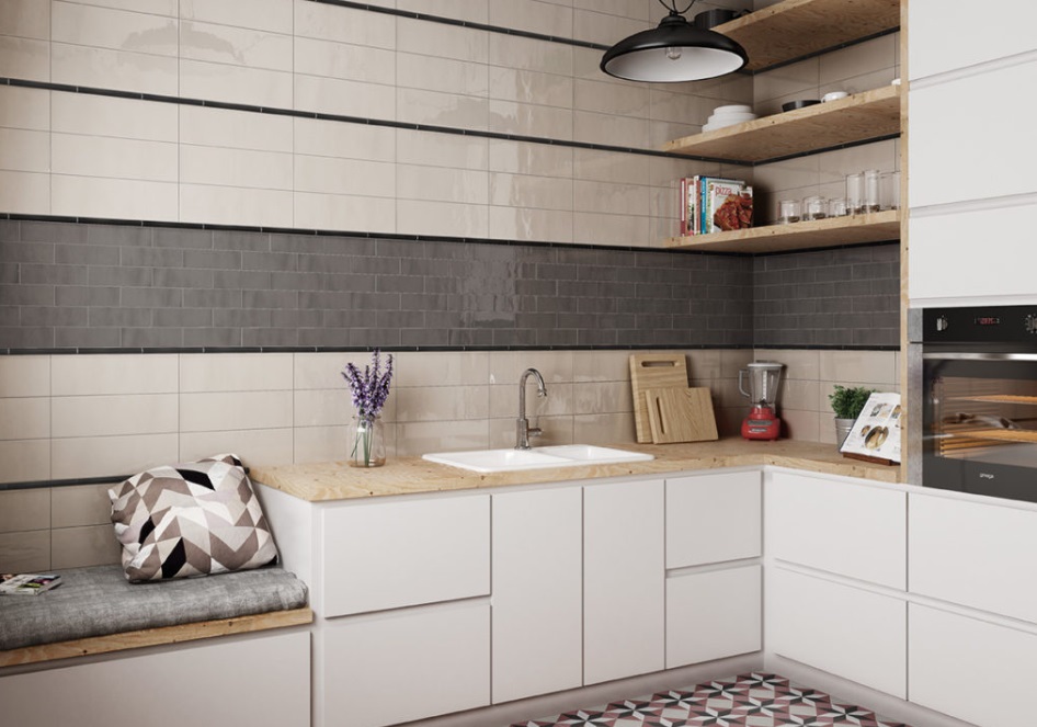 Faïence Evolution, 10 x 40 cm, Vendu au m², 1 Bte = 1 m²