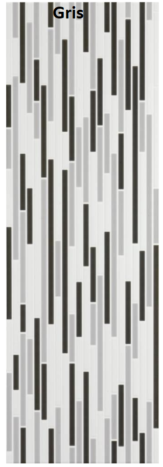 Faïence Osaka, 25 x 75 cm, Vendu au m², 1 Bte = 1.50 m² 