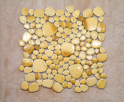 Plaque Galets Japonais Camomille, la plaque