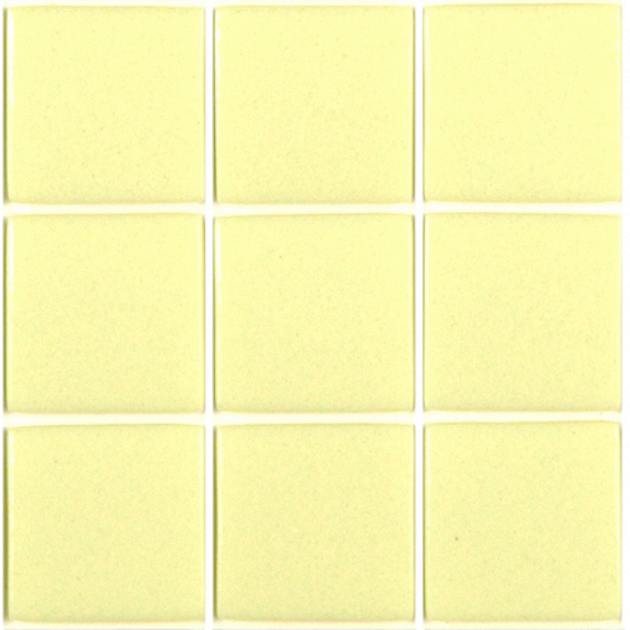Pâte de verre 303 (Jaune pâle) 2,3 x 2,3 cm, par 100g