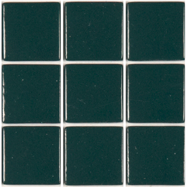 Pâte de verre 313 (Vert très foncé) 2,3 x 2,3 cm, par 100g