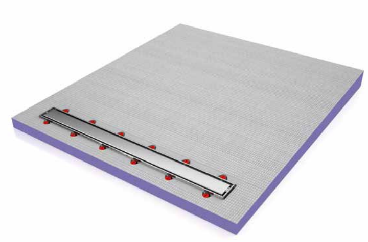 Fond de Douche Jackon, 120 x 110 cm  Aqua Line, vendu à la pièce