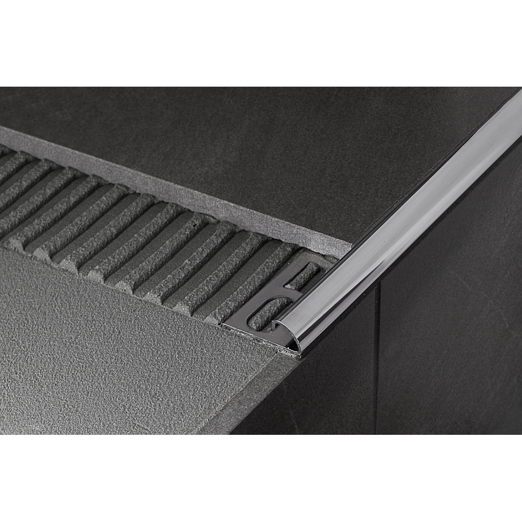 RKN / - Profilé bords arrondis - Protrim - Laiton Chromé - 2.70 ml