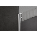 ZQINS / - Profilé bords droits - ProAngle Q - Acier Inox Satiné - 2.70 ml