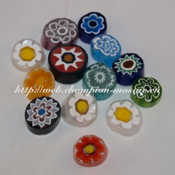 Millifiori n°10 Mix Transparent 12-14 mm, par 50g