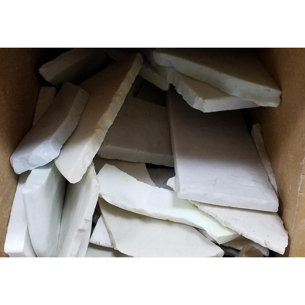 Morceaux de Dalles de Smalt Orsoni Blanc, par 500g