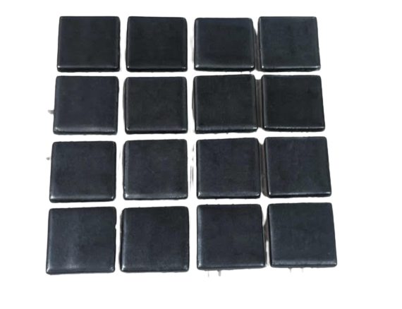 Aztec Bleu Satiné 2,4 x 2,4 cm, par 100g