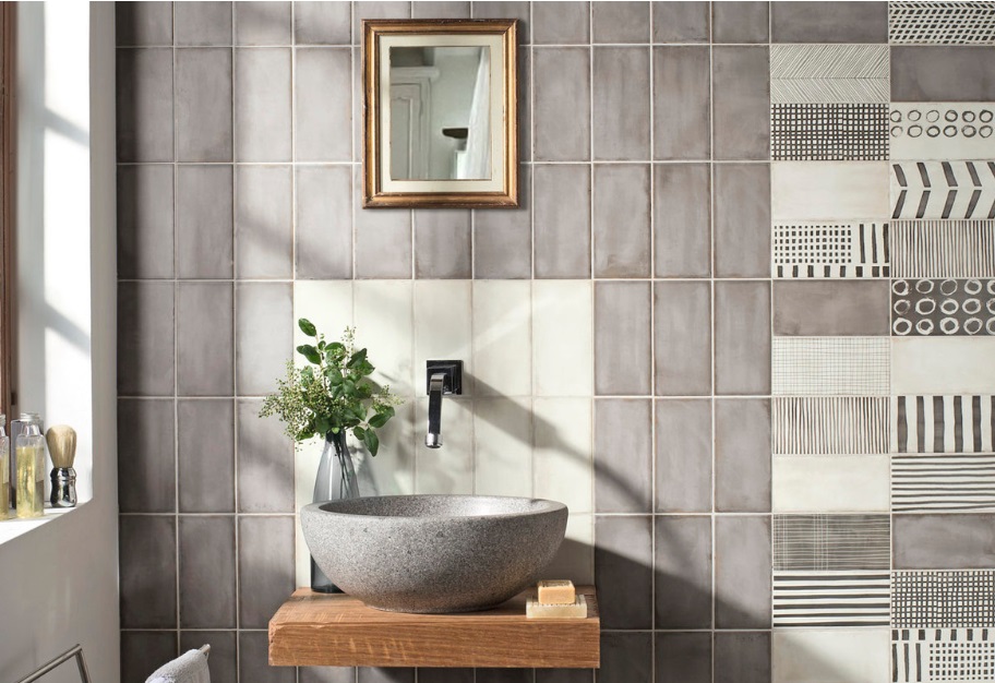 Faience May, 10 x 20 cm, ep. 7 mm, Vendu au m², 1 Bte = 0.64 m²