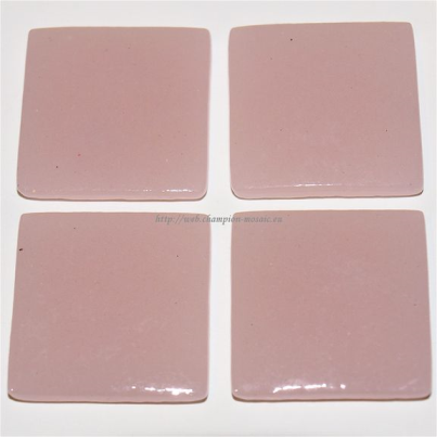 Pâte de verre 255 (Rose) 2,3 x 2,3 cm, par 100g