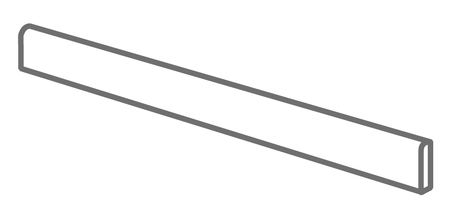 Plinthes My Plank Naturale, 6.5 x 120 cm, Ep. 9 mm, Vendu à la pièce, 1 Bte = 8 pièces