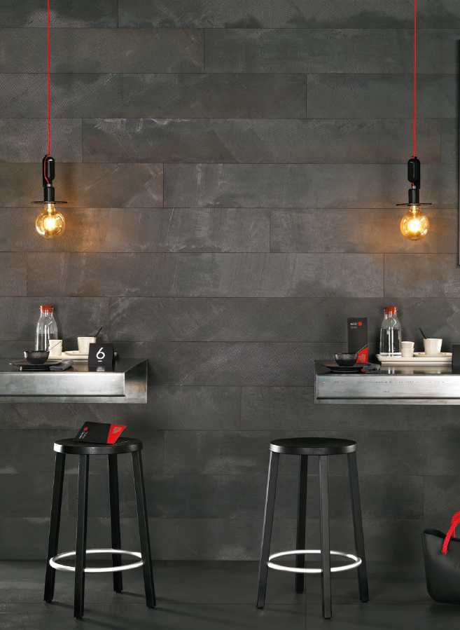 Grès Cérame Metaline, 20 x 120 cm, Ep. 9 mm, Vendu au m², 1 Bte = 1.44 m²