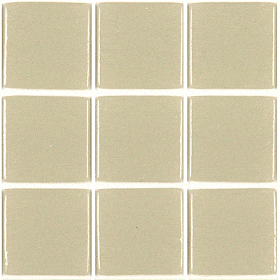 Pâte de verre 329 (Greige) 2,3 x 2,3 cm, par 100g