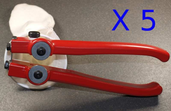 Pinces Zag Zag - Lot de 5