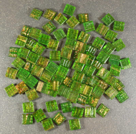 Micro Bisazza 1 x 1 cm Vert GM 10.80, par 100 g