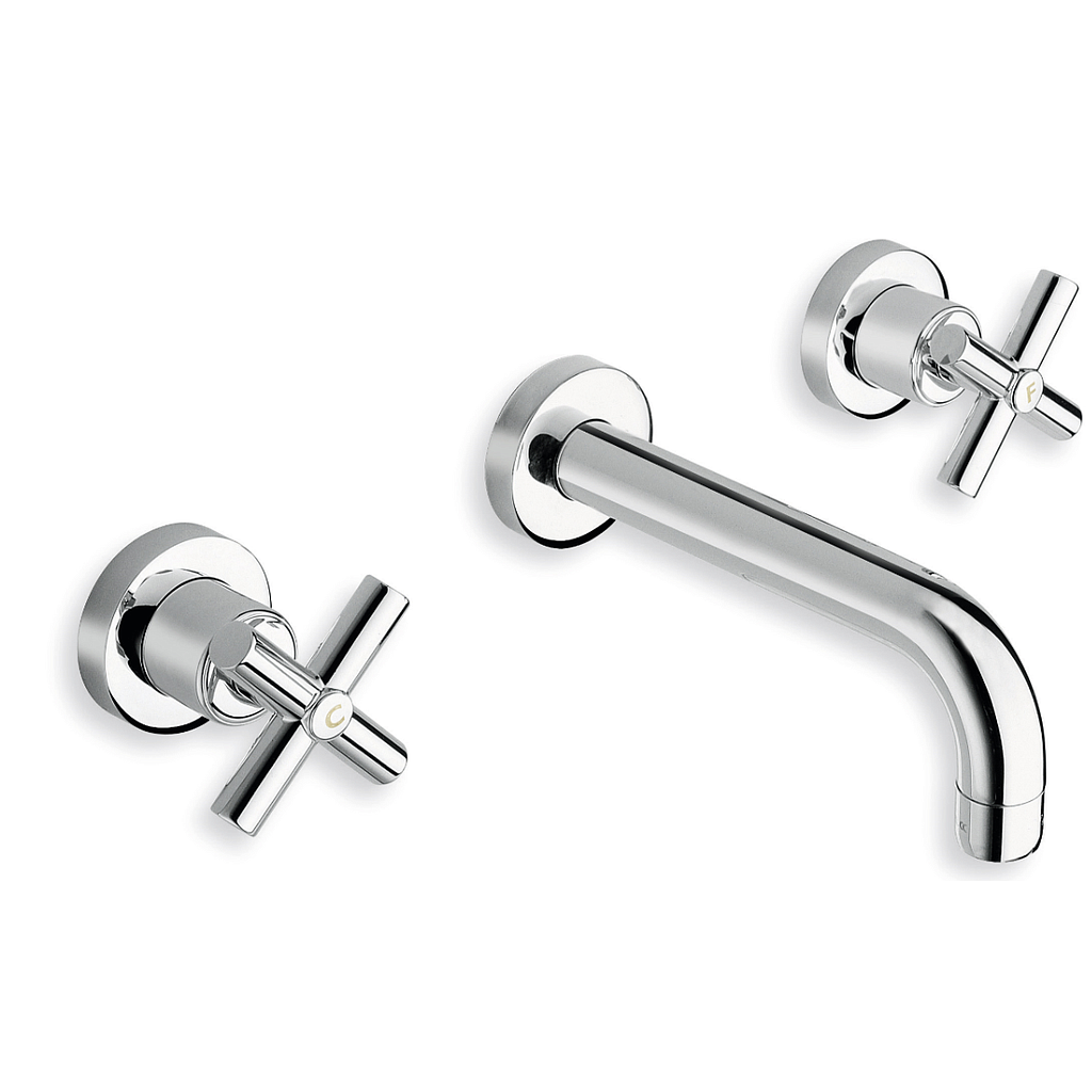 Executive - Mélangeur Lavabo Mural - 3 Trous - EV 242