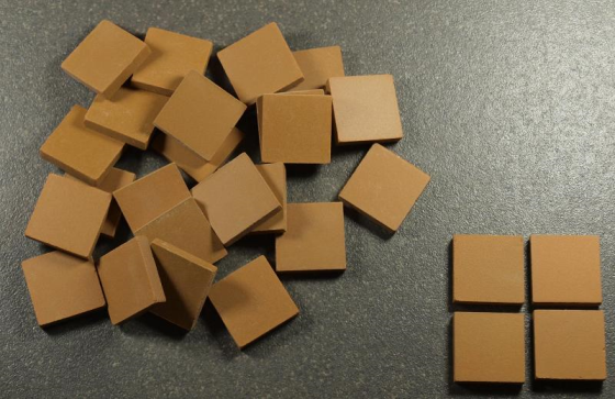 Grès Cérame Paray 2 x 2 cm - Orange