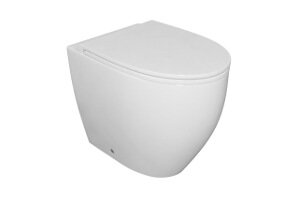 Bull - WC à Poser Avec Abattant - 65 x 35 x h.43 - 