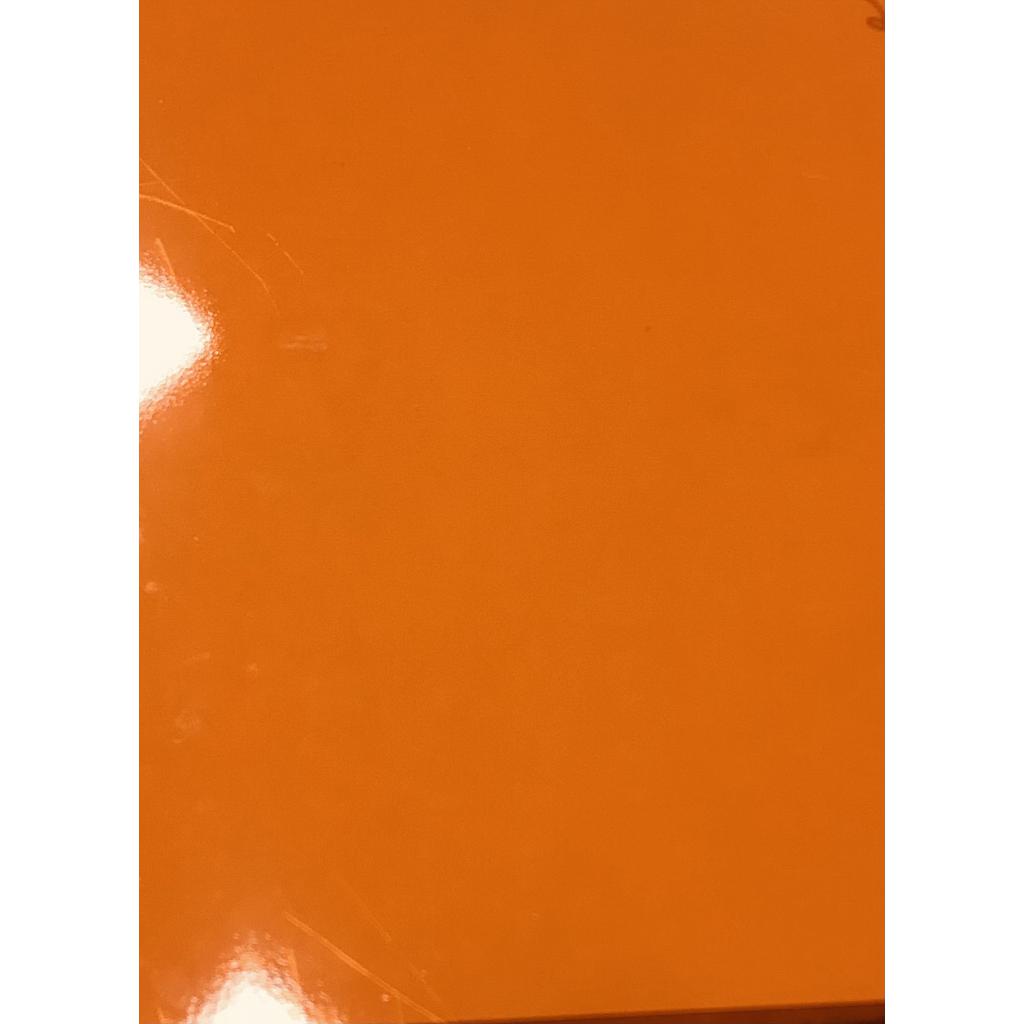 Plaque de Verre 20 x 20 cm n°36 - Cathédral Orange A